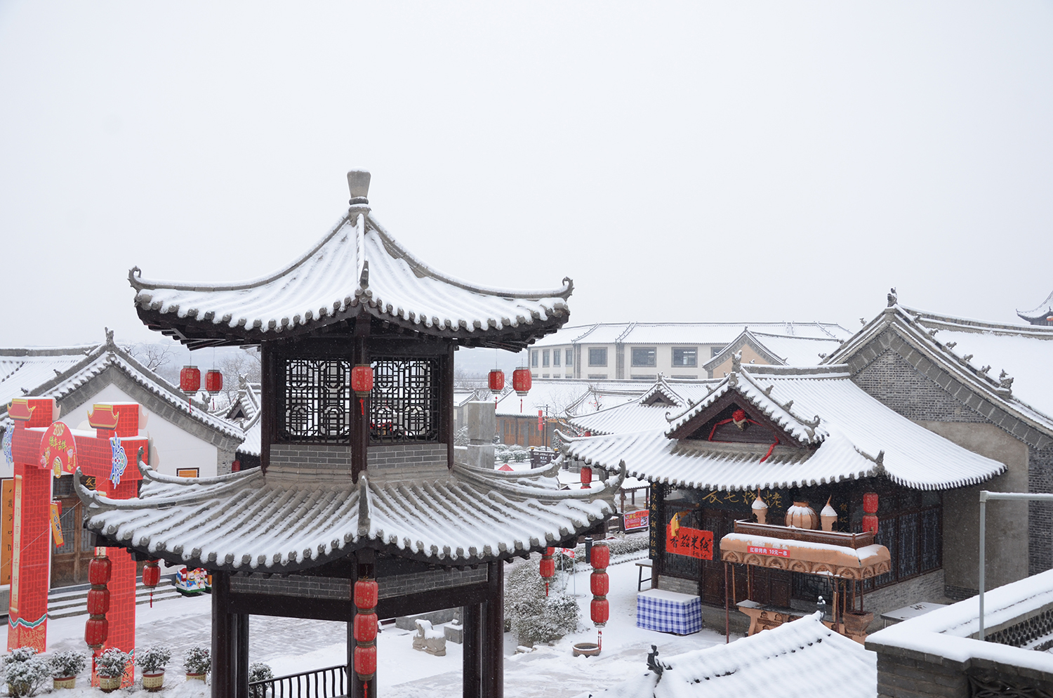 雪景魏家坡